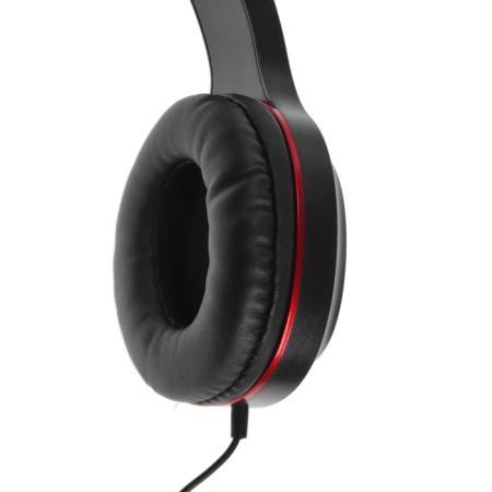 Hoco W24 headphone set, wired, overhead + vacuum, wired, red-6
