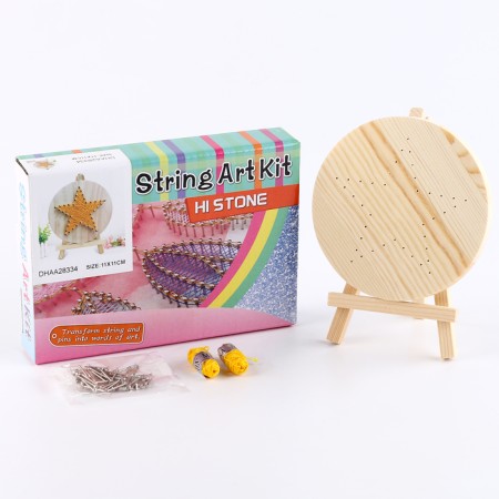 Set for creativity "String art. Star "on a stand