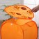 Basketball basket with handles and lid, orange color