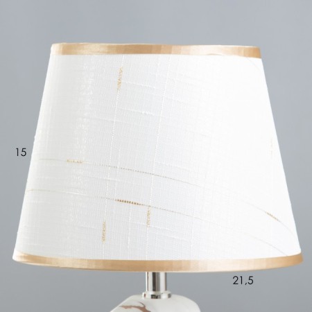 Board lamp "Andry" E14 40W White-gold-zoloto 23x23x39 cm Risalux-2