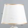 Board lamp "Andry" E14 40W White-gold-zoloto 23x23x39 cm Risalux