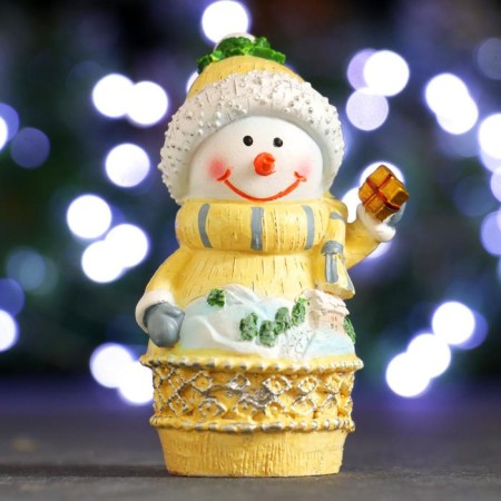Figure "Snowman" 7x5x9cm, mix-2