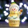 Figure "Snowman" 7x5x9cm, mix