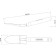 Sowing for weeding, length 30 cm, width 6 cm, wooden handle