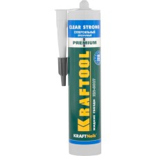 Glue Kraftool Kraftnails Premium KN-601T, mounting, transparent, 310 ml