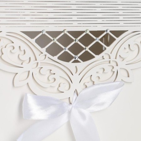 Family Bank "Odnjan", with rhinestones, white, 23.5x17x20 cm-3