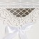 Family Bank "Odnjan", with rhinestones, white, 23.5x17x20 cm
