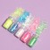 Jerk for decor, 12 bottles, multi -colored