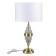 ST LUCE bedside lamp. SL1002.304.01. Onzo. 1x40 watts, E27, 36x36x65 cm, brass color