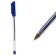 Ballic handle 0.7 mm, blue rod, transparent body with a blue cap