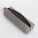 Key of zipper, length 16 cm, ring, carbine, gray color