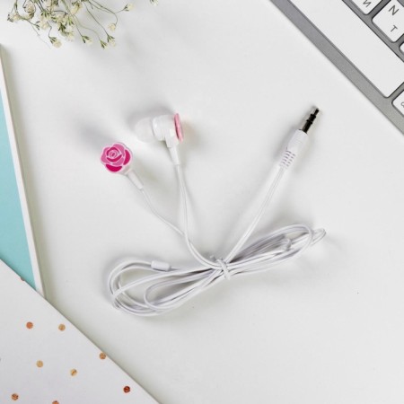 Headphones on the postcard, "live a moment", vacuum, white-3