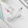 Headphones on the postcard, "live a moment", vacuum, white