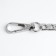 A chain for a bag, with carbines, iron, 12.5 × 7.5 mm, 60 cm, silver color