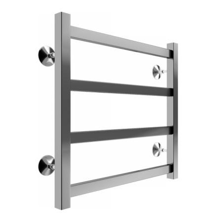 Terminus heated towel rail "Noto" P4, 500x500 mm, lower connection, chrome-1
