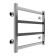 Terminus heated towel rail "Noto" P4, 500x500 mm, lower connection, chrome