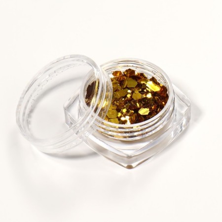 Sparkles for decor, large/small, golden color-3