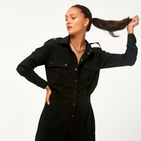 Combineson Women's Minaku: Casual Collection, Black Color, size 50-5