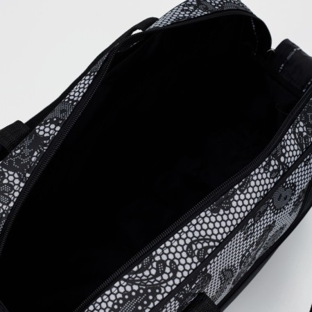 Road bag on lightning, 3 external pockets, a long belt, black color-2