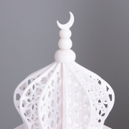 Lamp "Eastern Motives" 3haaa White 9.4x11x24.5cm-3