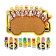 Training game "Bus with numbers" on the substrate