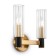 Bra Freya Fr5167WL-02BS AMBRA, 230x125x247 mm, E14, 2x40W, brass color