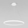Suspended LED lamp with a COLLARS control panel, LED tape, SMD, 60x60 cm