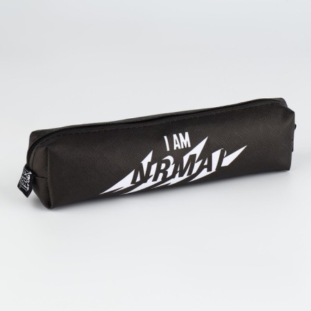 School Penalus of Artificial Leather "September 1: I am NRMALL", 19 x 8 x 3 cm-1