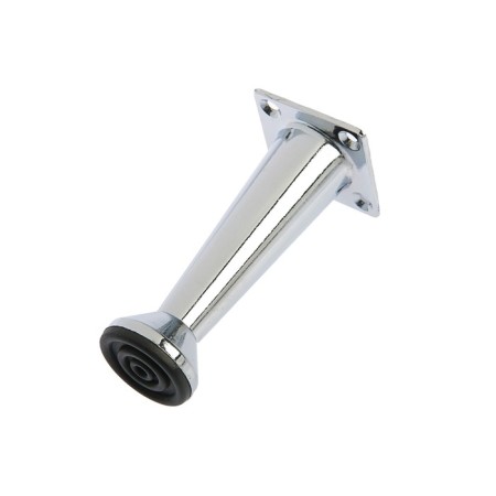 Furniture support, adjustable, cone -shaped, h = 100 mm, chromium color-1