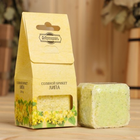 Salt briquette Cube "Lipa" 200 g
