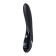 Vibrator Mystim Electric Eric, with electrical stimulation, black color, 27 cm