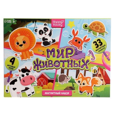 Magnetic set "Animal World"-11