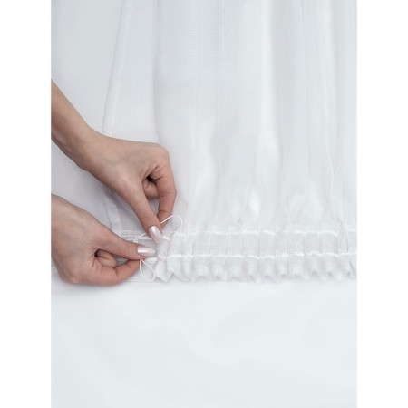 Tulle Decofest "Mario", size 500x280 cm, white color-6