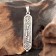 Slavic amulet "Women's runogram MMA", 8 g, 50x10 mm