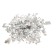 Pneumatic clap "shining like silver" 30cm, silver color