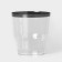 A glass of plastic disposable "Crystal", 200 ml, with metallized bacons, transparent color, 6 pcs/units