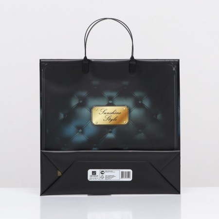Package "Black Lux with gold, soft plastic, 30 x 30 cm 120 μm-1