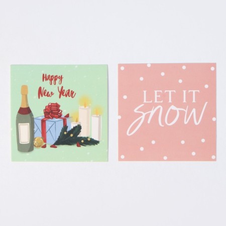 New Year's gift set of Ethel "Winter Time", towel 30x60 cm and accessories-5