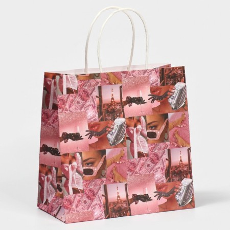 Gift package, packaging, "Happiness in the women", 22 x 22 x 11 cm-2