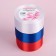 A set of satin ribbons, 3 pcs, size 1 tape: 40 mm × 23 ± 1 m, tricolor