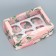 Box for cupcakes, confectionery packaging bilateral, 6 cells “Inspireing beauty”, 25 x 17 x 10 cm