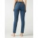 Women's jeans with a high landing CONTE Elegant Slim, size XL, color authentic blue