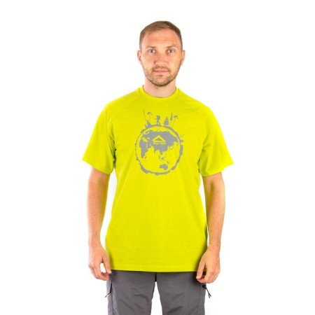 T-shirt Payer World Tour, cotton, lime, rr XS