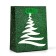 Package Gift New Year Laminated "Christmas tree", glitter, S 12 x 15 x 5.5 cm, New Year