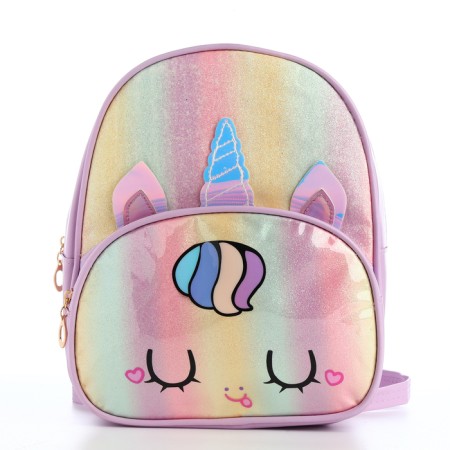 Baby backpack on lightning, pink color-1