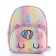 Baby backpack on lightning, pink color