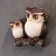 Suspended decor "Two eagle owls" 19x5x20cm