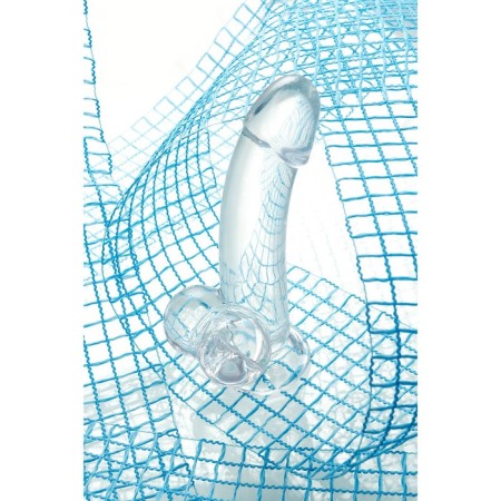 Realistic phallimitator A-Toys By Toyfa Cryst, TPE, Transparent, 15 cm-6