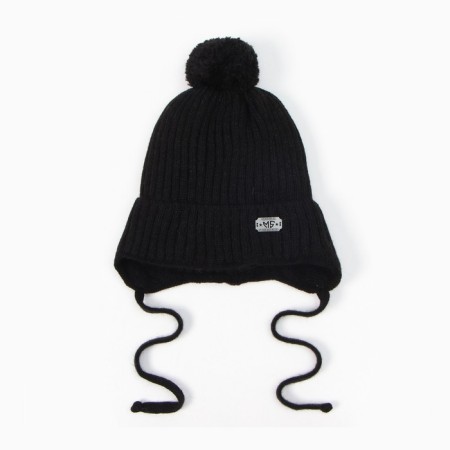 Children's hat, black color, size 52-54