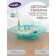 Baby plate for second dishes, on a suction cup, 400 ml, green color
